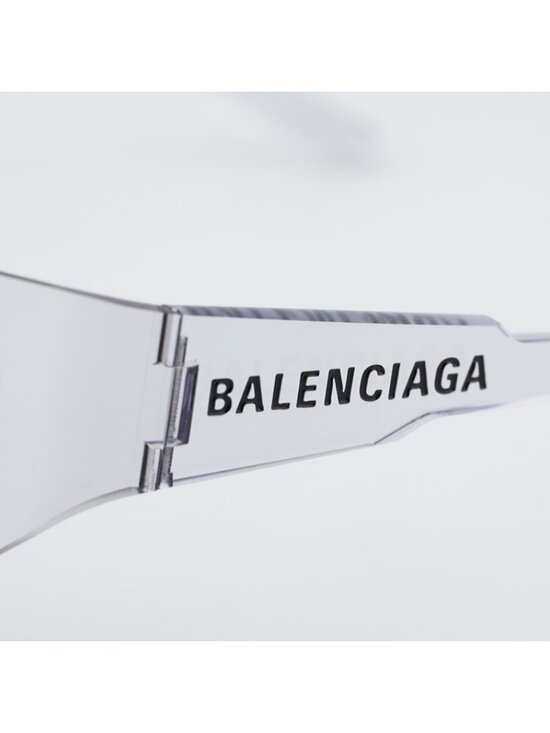 Balenciaga BB0257S 002 Women Sunglasses Clear Cat Eye Frame, Clear Lenses main image 7